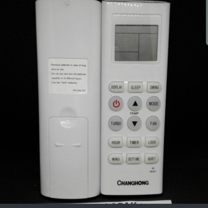 REMOTE REMOT AC CHANGHONG ORIGINAL ASLI