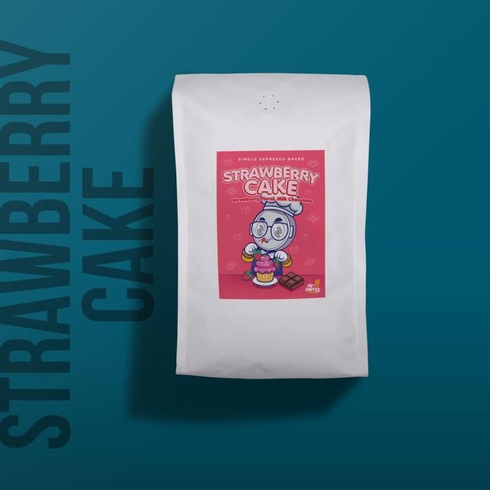 

Biji Kopi 1kg Full Arabika 100% Strawberry Cake - Espresso - 1kg, biji sangrai