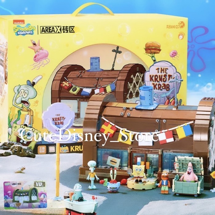 Lego Mainan Rakit Rumah Krusty Krab