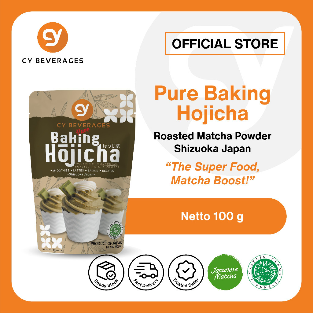 

CY Pure Baking Hojicha 100g - Bubuk Hojicha Murni untuk Baking