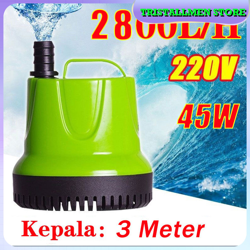 ​​Pompa Celup Kolam Ikan 800W 15.000L/Jam - Tekanan Tinggi, Pembuangan Limbah Kuat & Sirkulasi 360° 