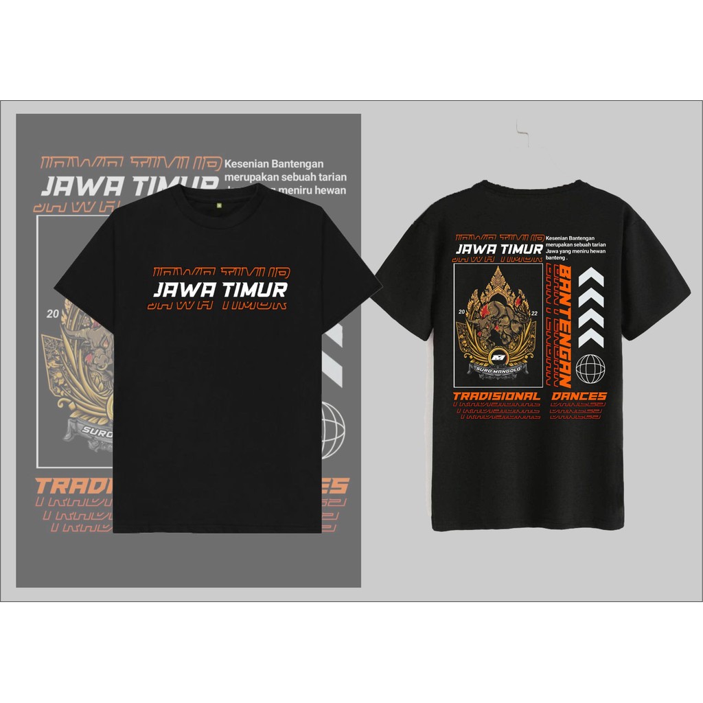 kaos jawa timur culture BANTENGAN