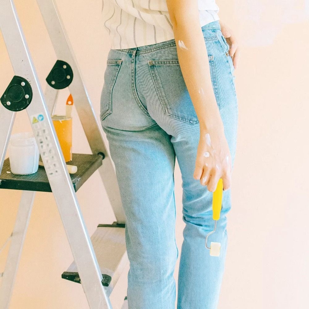 

Plastic Mini Paint Rollers Wool Touch Up Trim Edge Trim Edge Brush Roller Durable Ergonomic Design Small Paint Brushes DIY