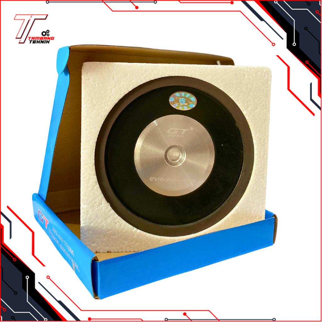 MATA ASAH / DIAMOND ASAH/ DIAMOND GRINDING WHEEL 1 SISI 6'' #600 GT JAPAN