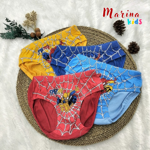Celana Dalam Anak Cowok/Laki Laki Murah Motif Naruto Spiderman