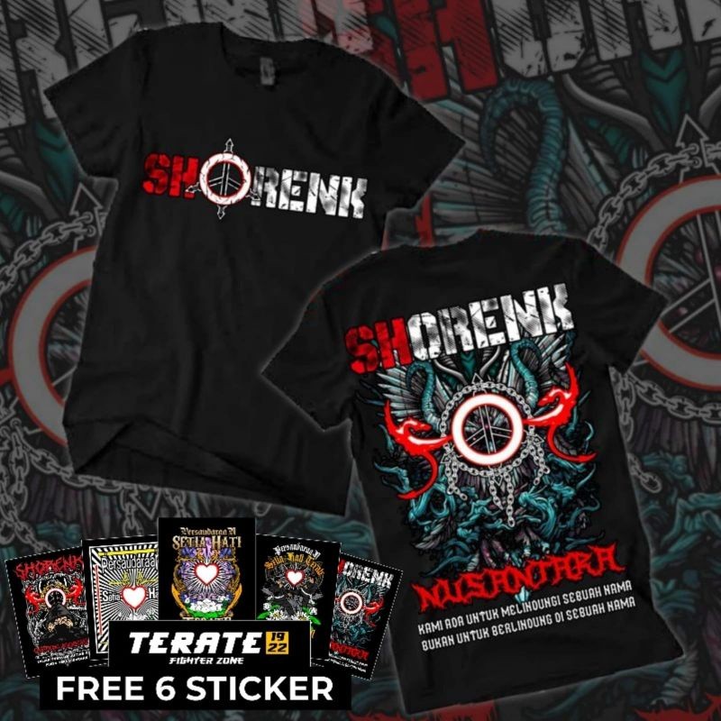 KAOS SHORENK NUSANTARA | KAOS PSHT | ATASAN PSHT | KAOS PRIA | KAOS WANITA | GRATIS STIKER PSHT | BI