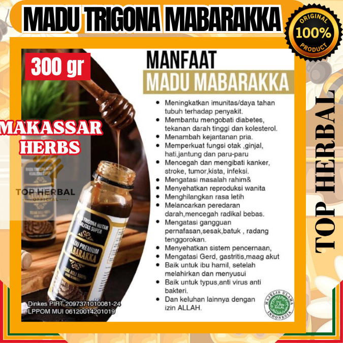 

Madu Hutan Trigona Mabarakka Murni 100% Asli Original Berkualitas Tinggi Madu Premium Top Herbal Makassar