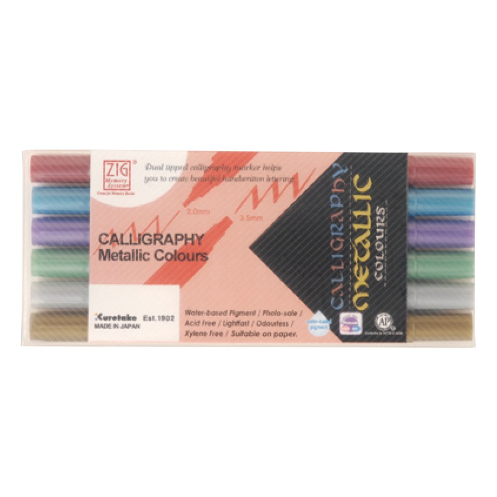 

ZIG KURETAKE MARKER CALLIGRAPHY METALLIC MS-8400