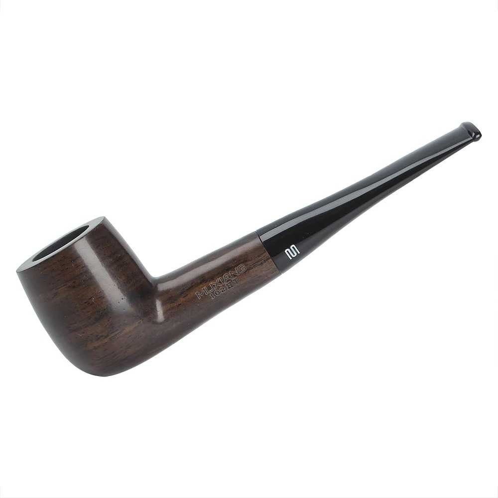 Prima l MUXIANG Pipa Rokok Motif Kayu Smoking Tobacco Pipes with Kit  102HT shope