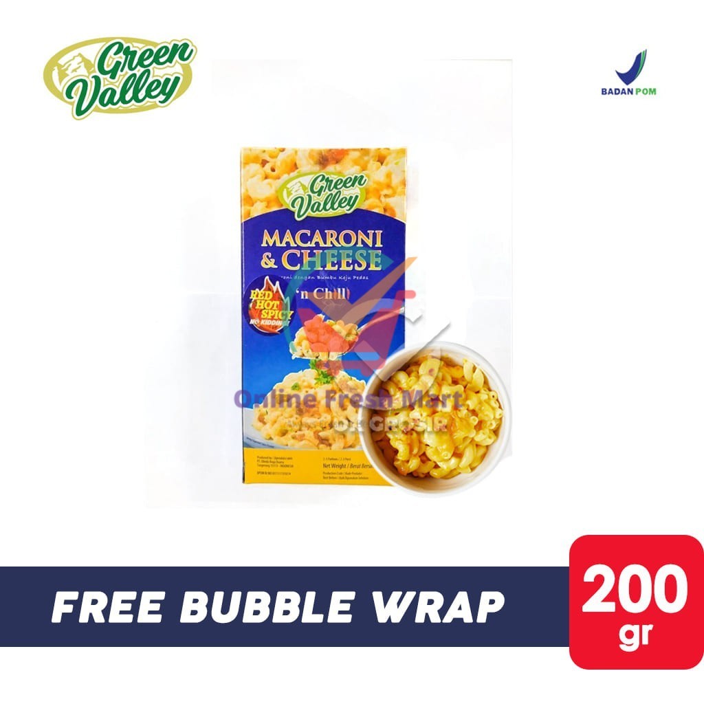 

Green Valley Macaroni and Cheese (200 gr) - Online Frseh Mart Denpasar