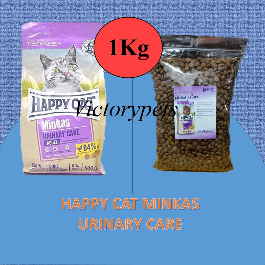 Cat food Happy cat Minkas Urinary Care Kemasan Ecer 1 Kg happy cat minkas urinary care happycat