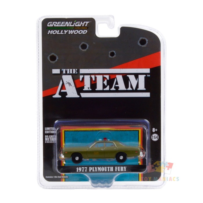 Diecast Hollywood SE The A-team US Army Police 1977 Plymouth Fury