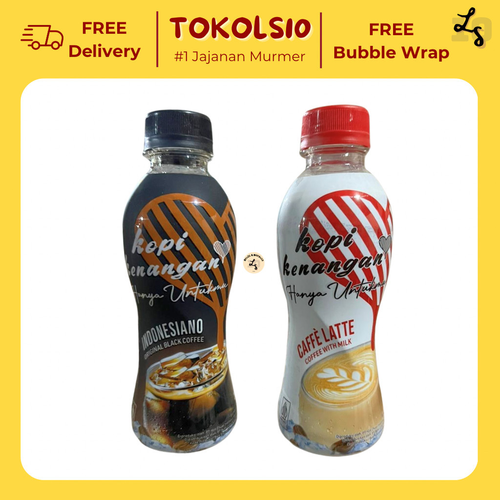 

Kopi Kenangan Kopi Siap Minum Rasa Indonesiano/Caffe Latte 200ml