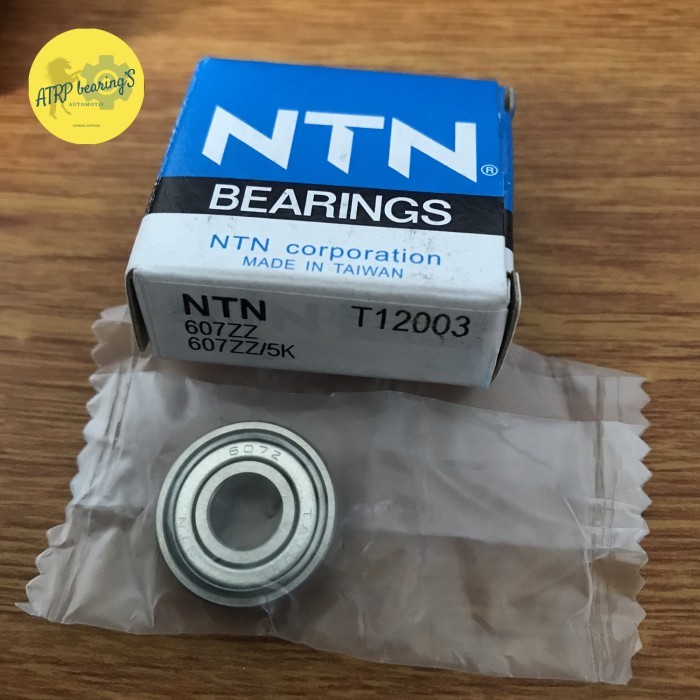 BALL BEARING 607 ZZ NTN TAIWAN ORIGINAL 7X19X6 Part Baru