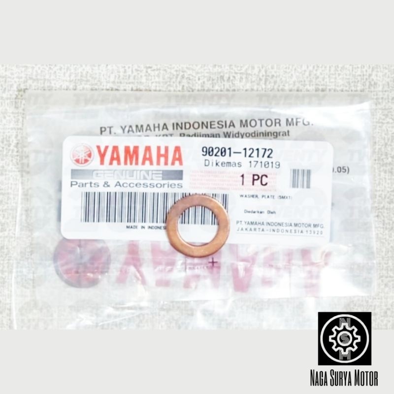 Ring baut pembuangan oli bawah Mio RX King 90201-12172 ORI YGP