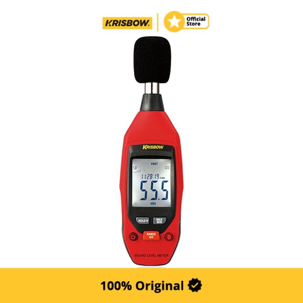 Krisbow Sound Meter Digital 35-130 Db