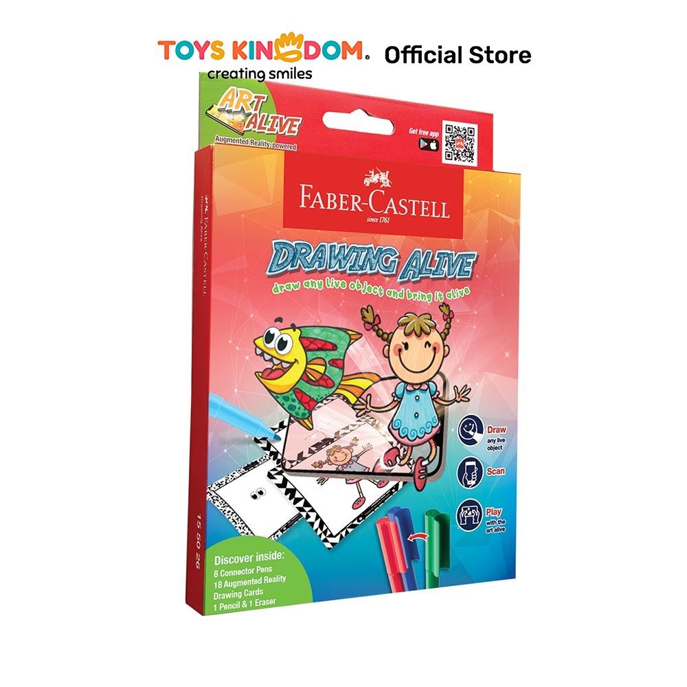 

Toys Kingdom Faber Castell Set Drawing Alive 155026E Toy Kids Toy Girls Toys Drawing And Sketch Paper Peralatan Menggambar Dan Mewarnai