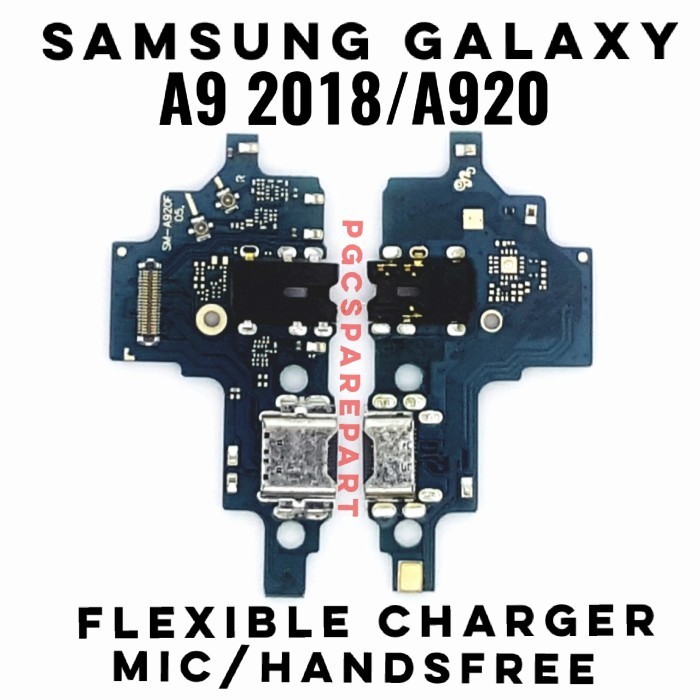 PSG99 Original Connector Charger & Mic &Handsfre Samsung Galaxy A9 2018 a920