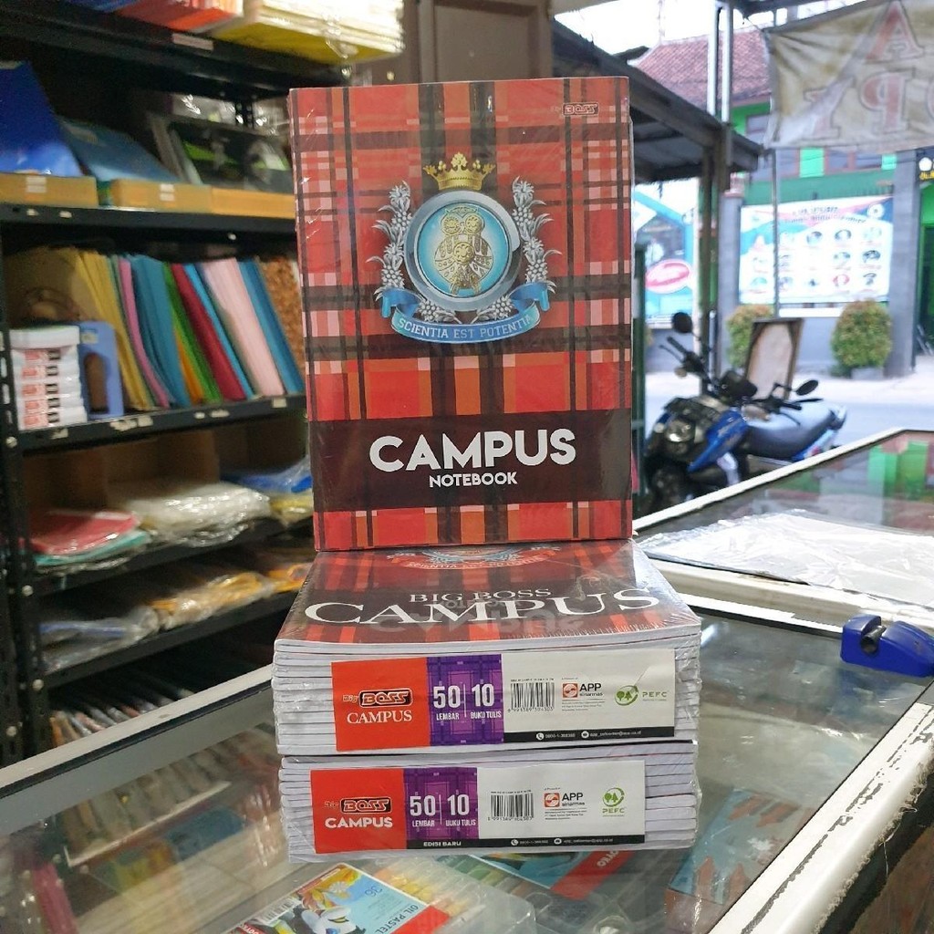 

BIG BOSS Buku Tulis Campus 50 Lembar (5 buku) - Stationery