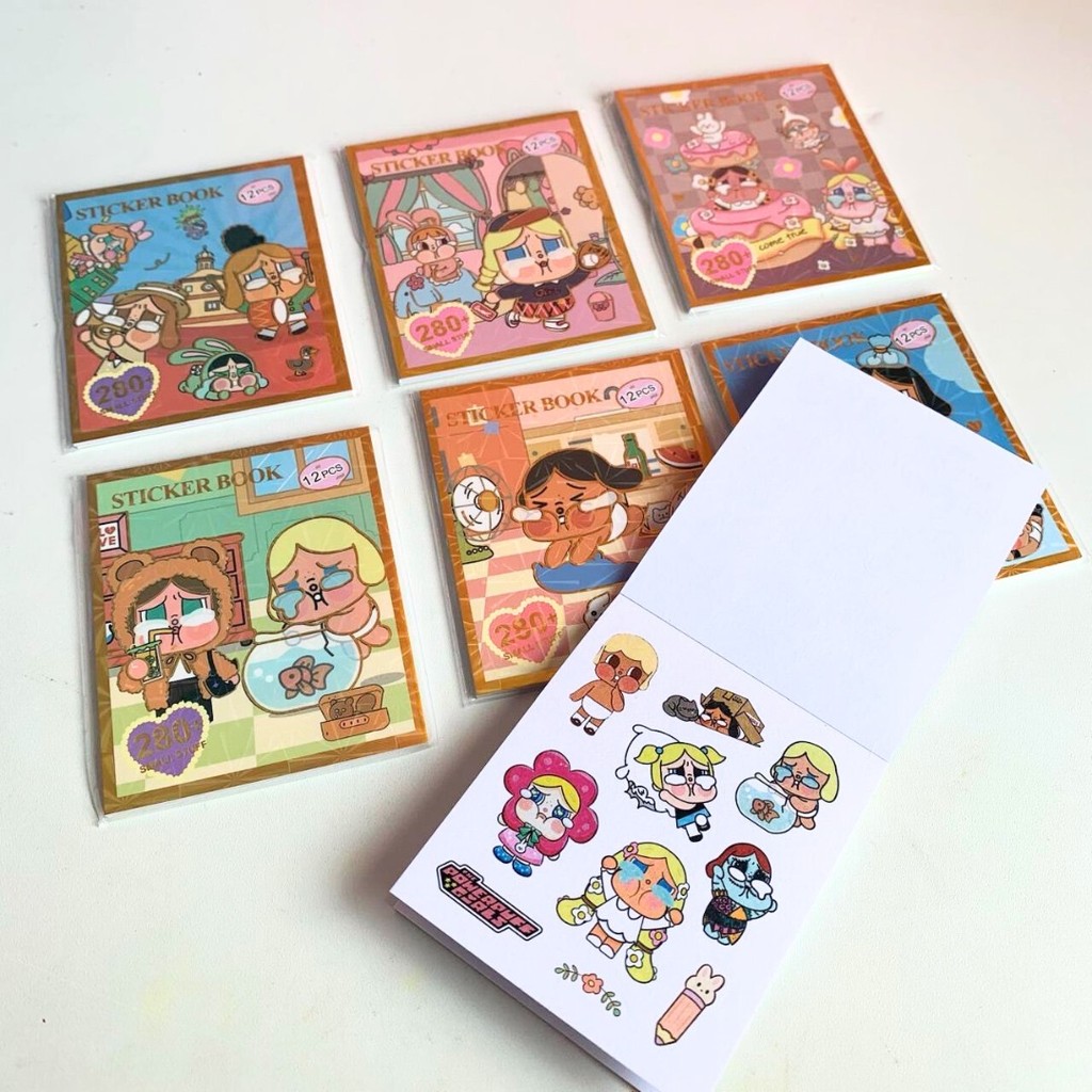 

CUTE CRYBABY STICKER BOOK 280 PLUS SMALL STUFF gambar tempel anak cfc