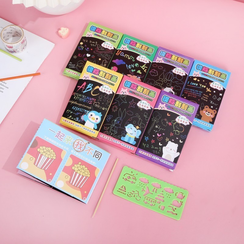 

COD SET SCRATCH PAPER NOTES DENGAN LEMBAR MEWARNAI, TERMURAH