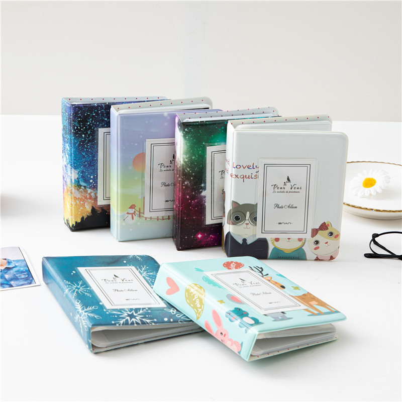 

64 Pockets 3 Inch Photo Album Photocard Binder Credit Name Card Holder For Fujifilm Instax Mini 9 8 7s 70 25 90
