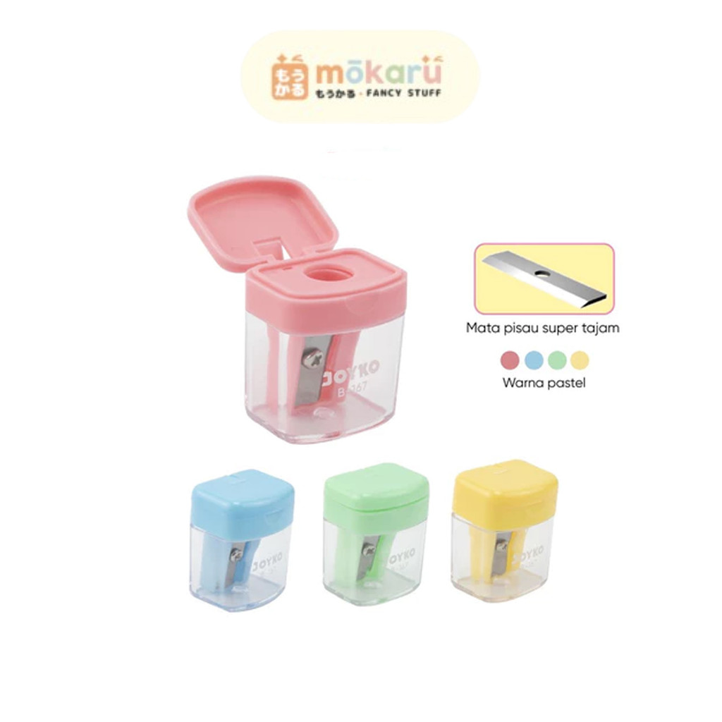 

Pengserut Sharpener Joyko B-23PTL / Serutan Rautan Warna Warni Lucu Murah Berkualitas