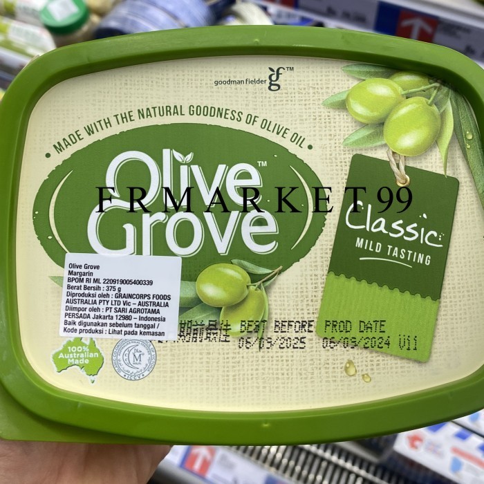 

Olive Grove Classic Mild Tasting Margarin / Margarin Australia / 375 grm