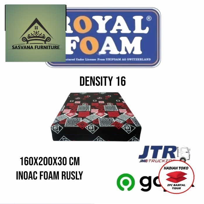TERLARIS kasur busa royal foam 160x200x30 cm garansi 5 tahun