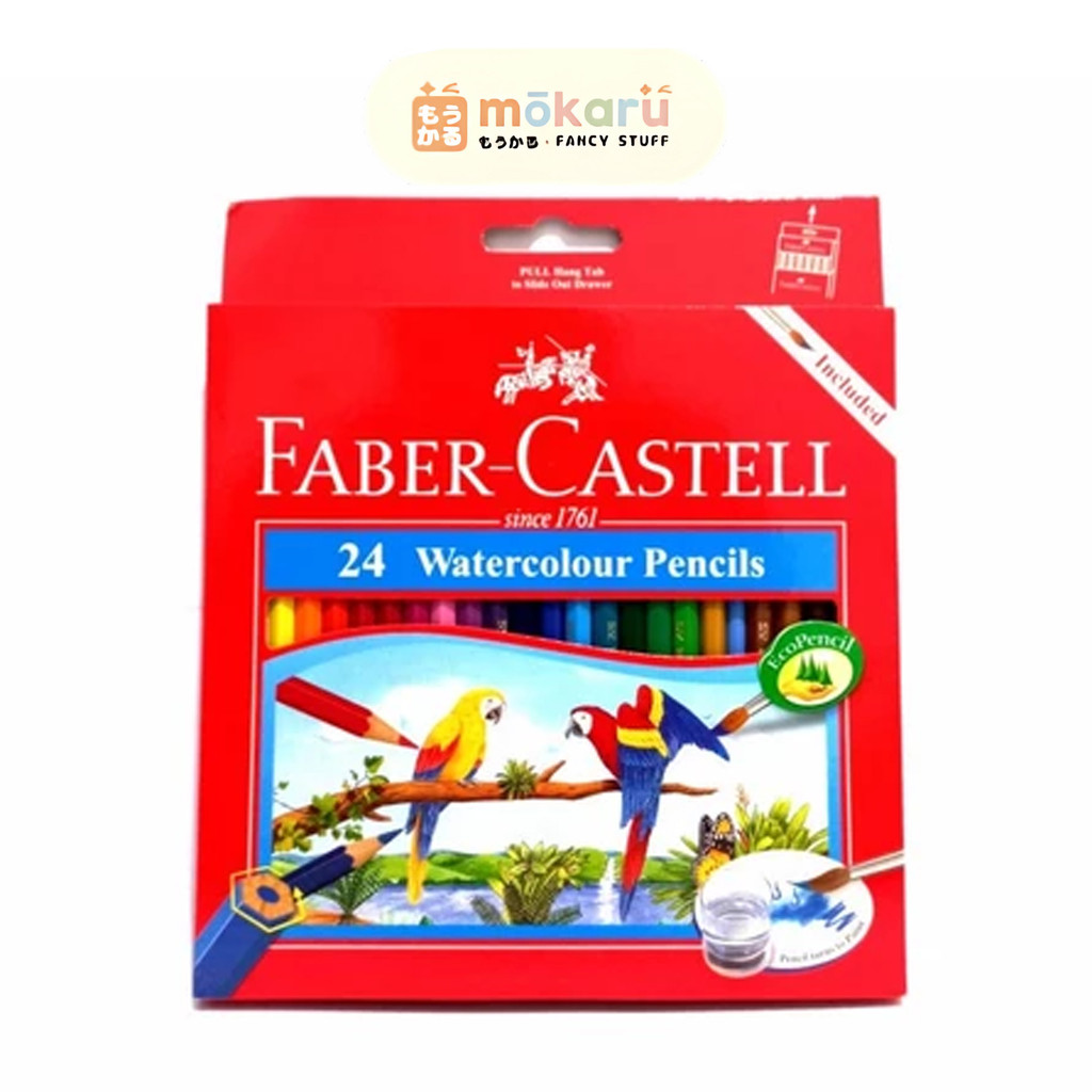 

Faber Castell Pensil Warna Water Colour 24 Murah / Water Color Pencil