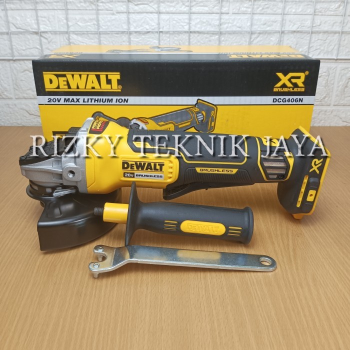GERINDA DEWALT CORDLESS 5 INCH DEWALT DCG406 MESIN GERINDA BATERAI - UNIT ONLY
