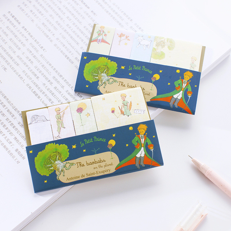 

1 Piece Cartoon Little Prince Sticky Notes Memo Pad Post Adhesive Note Book Sticker Marker Stationery Office School Supply