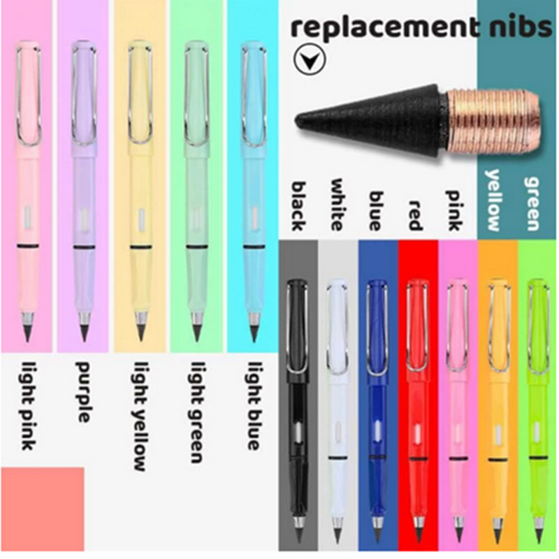 

New Unlimited Writing Eternal Pencil No Ink Pen Magic Pencils for Writing Art Sketch Painting Tool Kids Novelty Gifts
