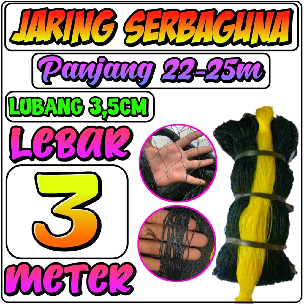 Jaring Pagar Jaring Pagar Ayam 3m x 22-25Meter Jaring Pagar Ayam