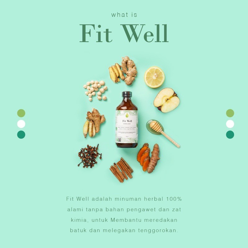 

FIT WELL By Herbaldoc Original 100%Q (Jamu / Herbal)