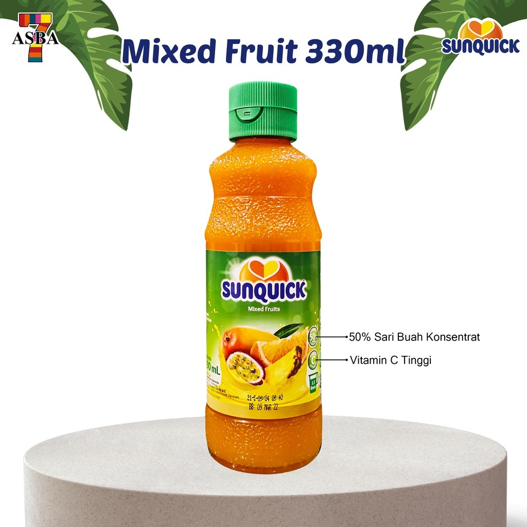 SUNQUICK MIXED FRUIT 330ML