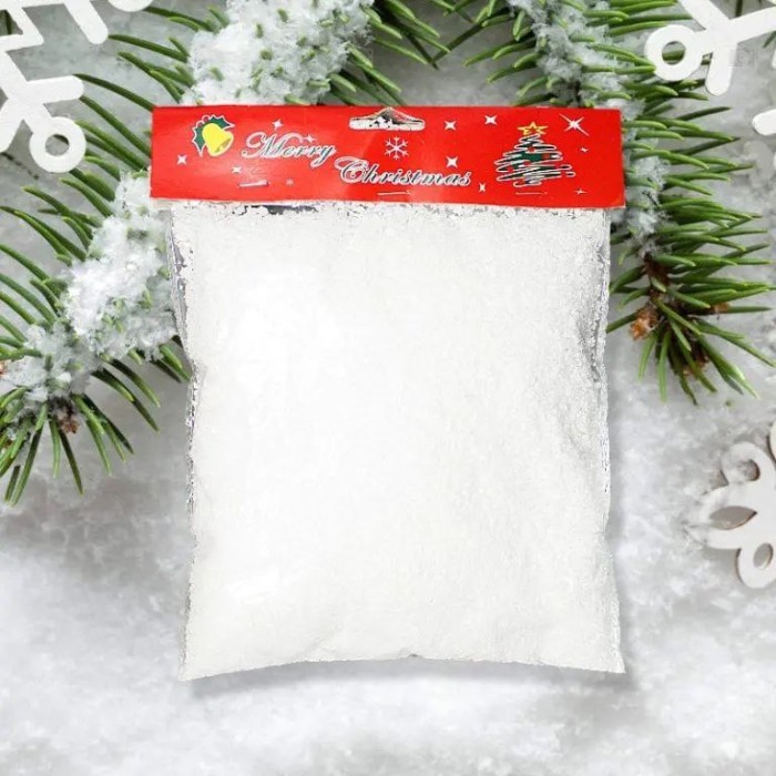 

Butiran Salju Buatan Murah Dekorasi Bubble Putih Hiasan Pohon Natal