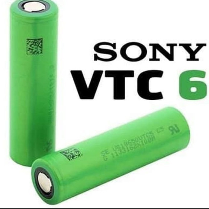 SONY 18650 batre VTC6 VTC 6 3000Mah 30A 3.7V Baterai original battery -ZK
