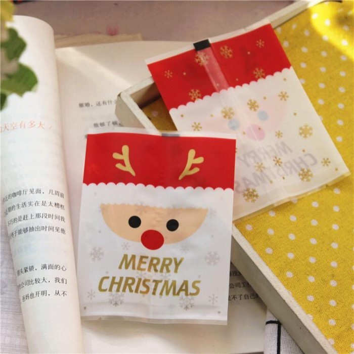 

PLASTIK CHRISTMAS NATAL BUNGKUS KUE NATAL LUCU COOKIES PACKAGING 11x8