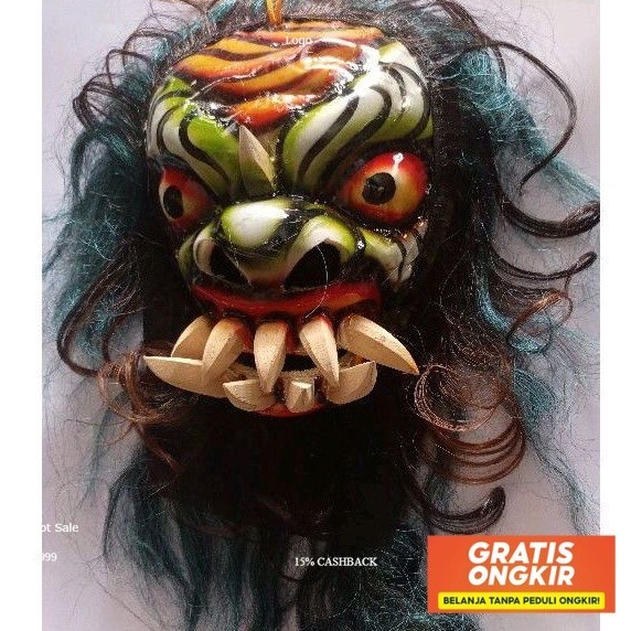 Promo mainan anak topeng Buto gedruk  barongan