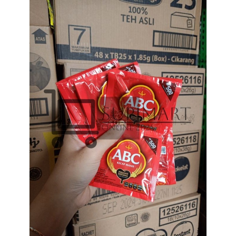 

ABC Kecap Manis Sachet 18ml Renceng Isi 12pc Sachet