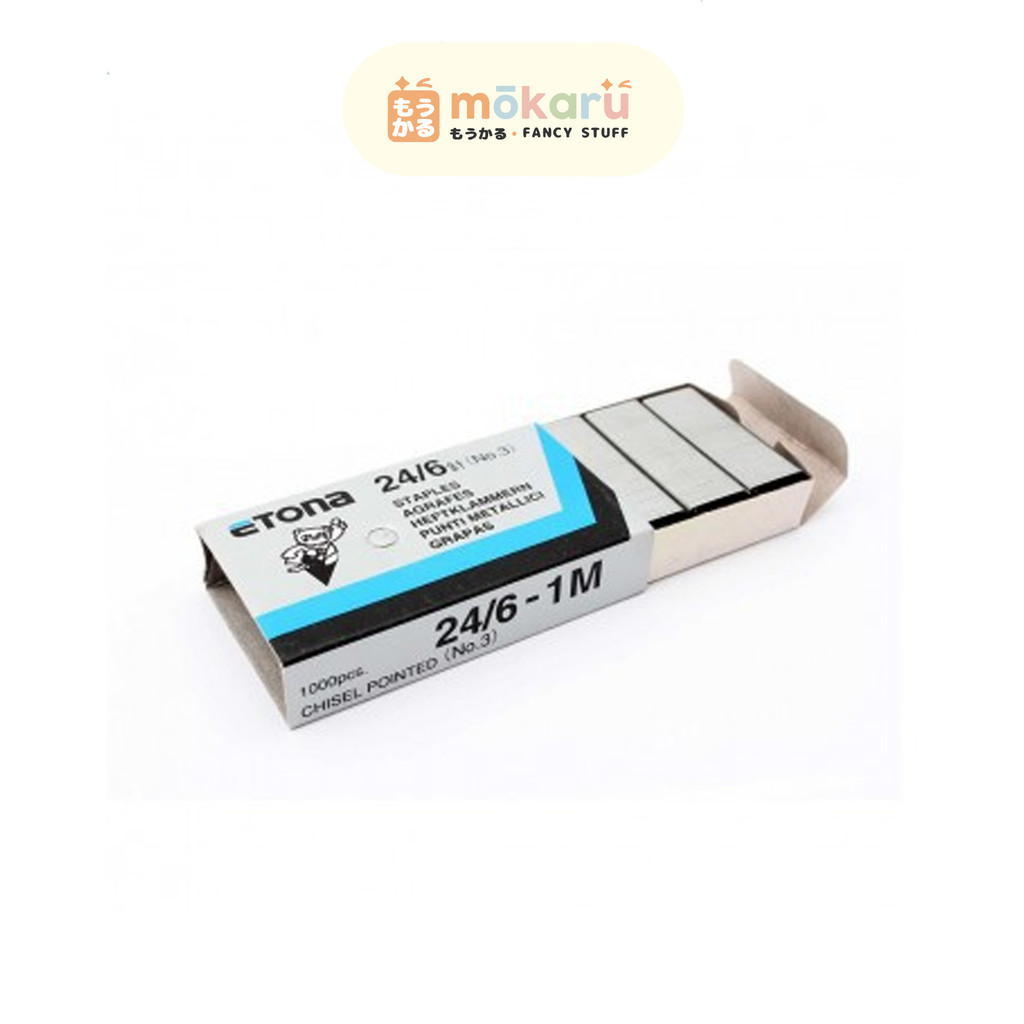 

Etona Staples Isi Stapler Hekter 24/6 (NO.3) Murah