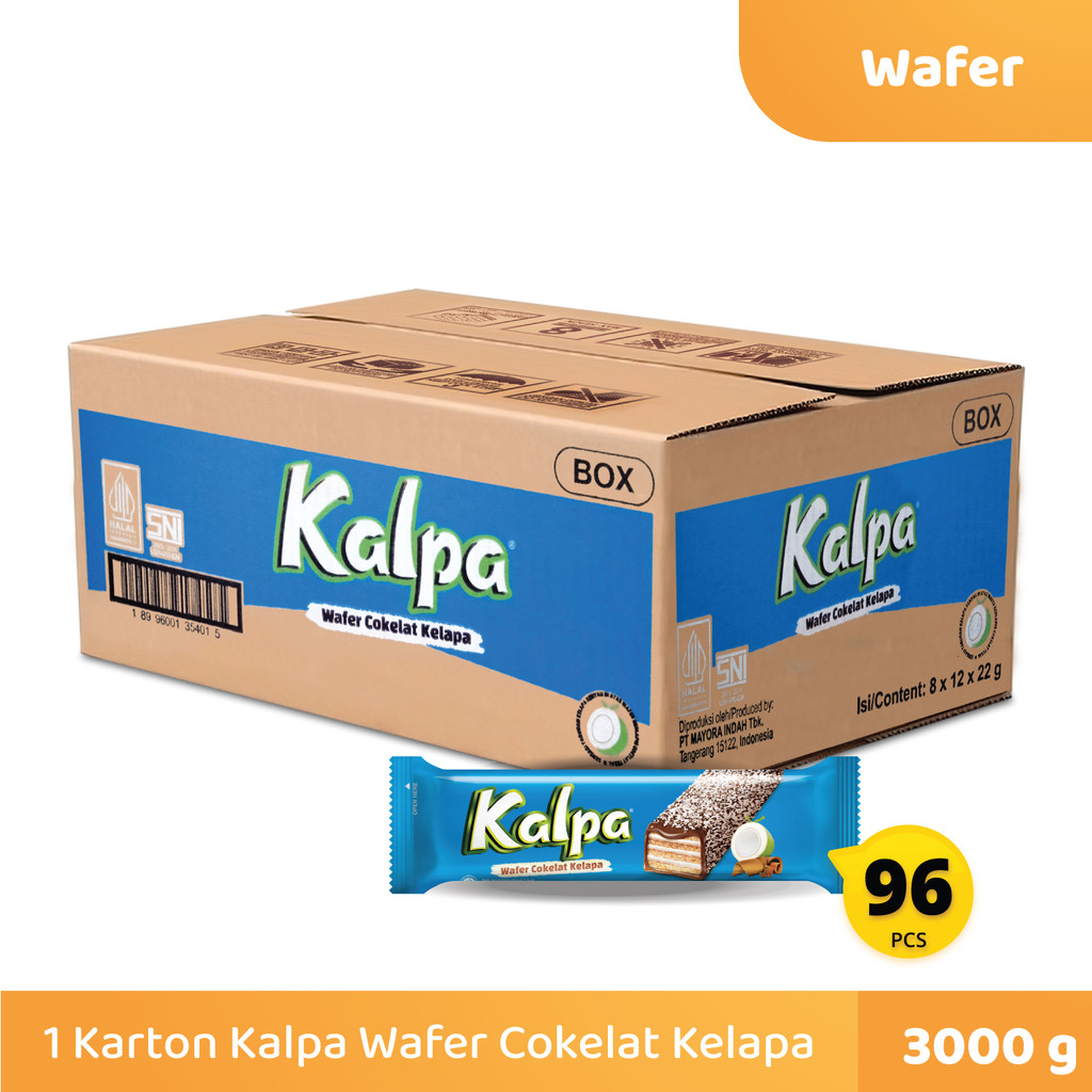 

1 Karton Kalpa Wafer Cokelat Kelapa Box