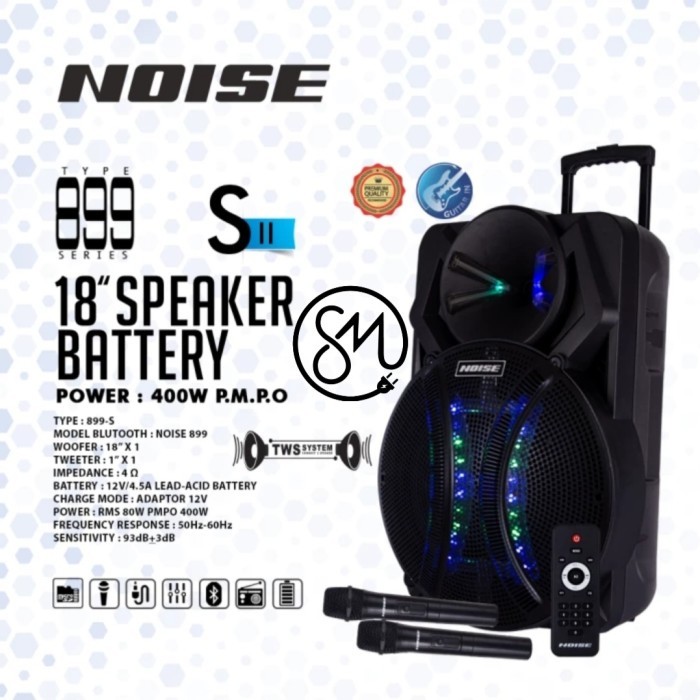 Speaker Bluetooth Portable Meeting Noise NS-899 SII 18 inc inch 899SII