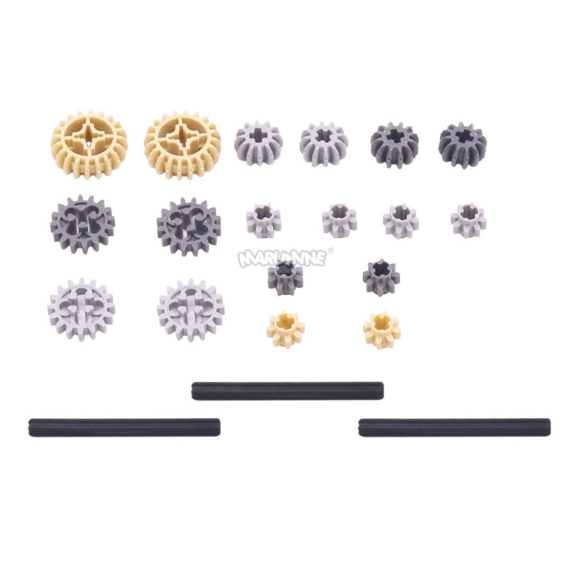 

Marumine MOC Technology Gear Parts Building Block 32269 4019 32198 3649 Cross Axle Mechanical Car DIY Accessories Model Set Gift