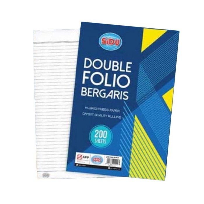 

FOLIO SIDU TEBAL / DOUBLE FOLIO BERGARIS SATUAN