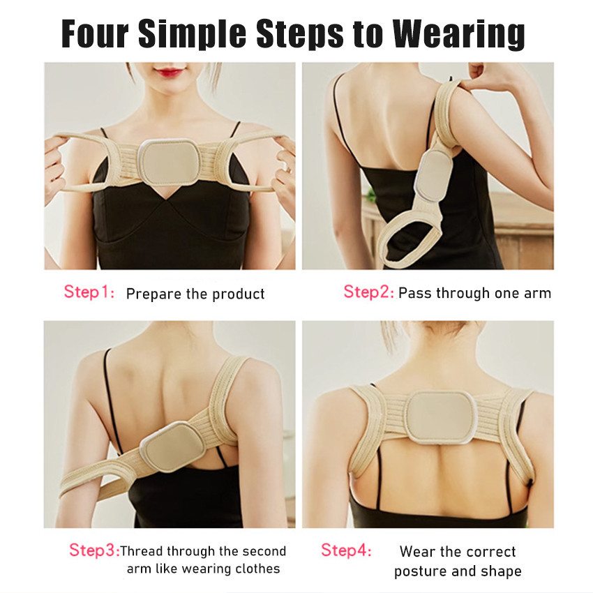 Posture Corrector Alat Terapi Penegak Punggung Penyangga Punggung / Back Posture Corrector Sabuk