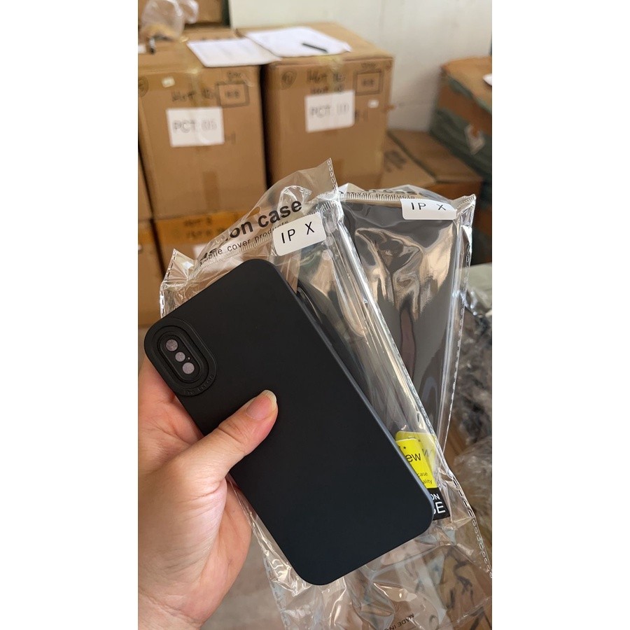 SILIKON SOFT CASE PRO CAMERA BIG EYES HITAM , IPHONE 6+ , IPHONE 7+ , IPHONE 11 , IPHONE X , IPHONE 