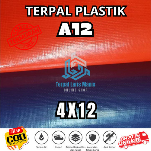 DISTRIBUTOR terpal PENDEKAR TERPAL Terpal A3 A5 A8 A10 A12 A15 A20 4x12 Meter Plastik Tebal Lipat Me