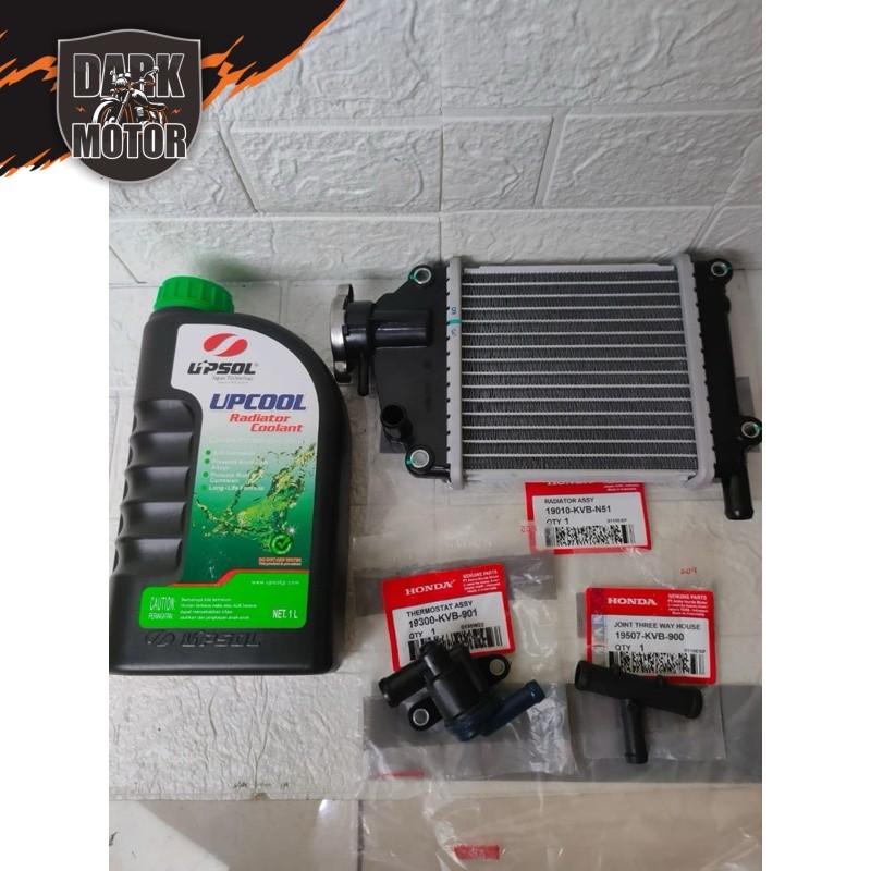 KVB PAKET RADIATOR AIR RADIATOR+THERMOSTAT+SEANG RADIATOR motor vario 110-vario-vario lama-vario kar